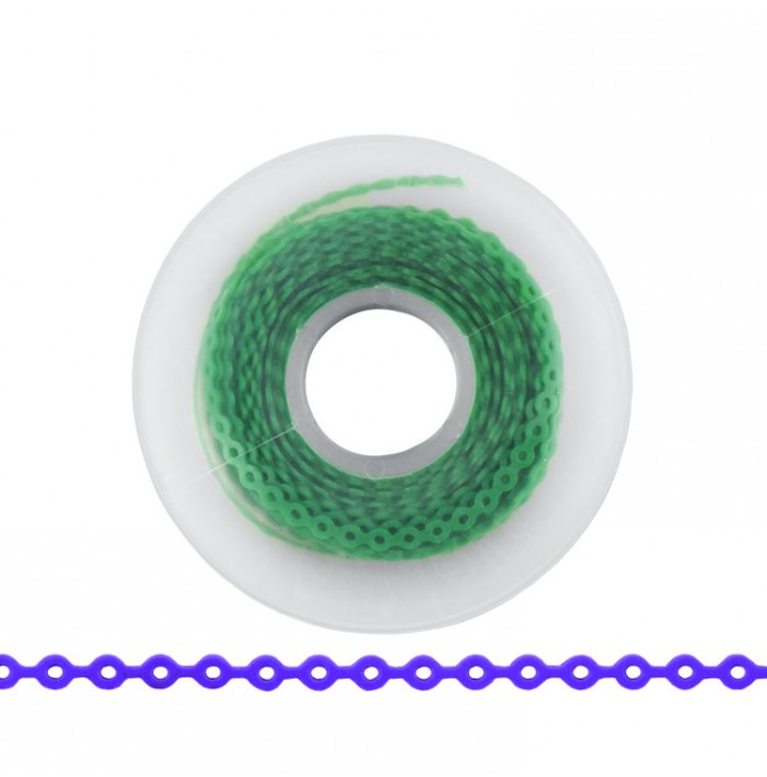 ElastoMax Uno elastomeric chain, long, green (4.5m spool)