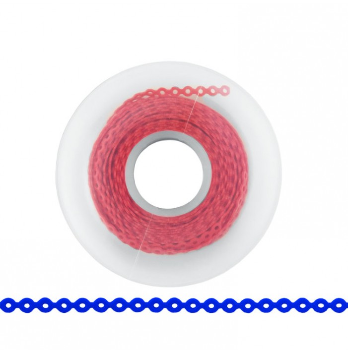 ElastoMax Uno elastomeric chain, short, fire red (4.5m spool)