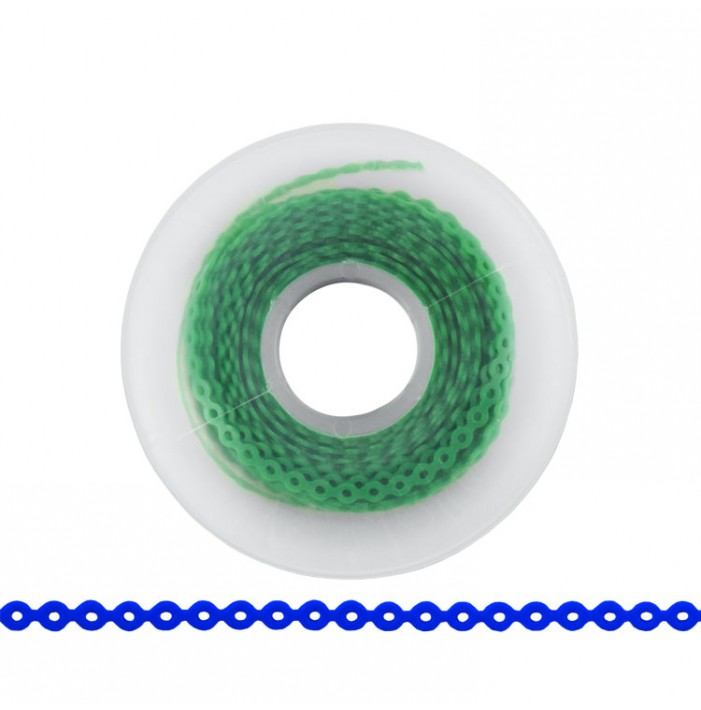 ElastoMax Uno elastomeric chain, short, green (4.5m spool)