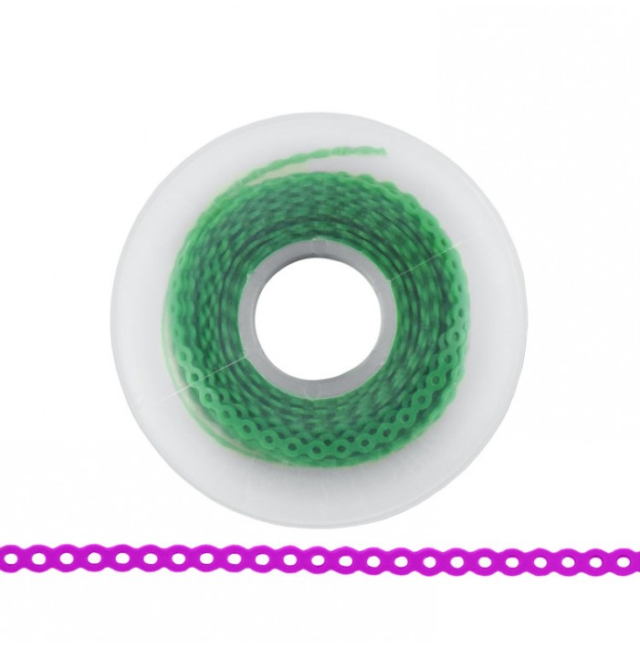 ElastoMax Uno elastomeric chain, closed green (4.5m spool)