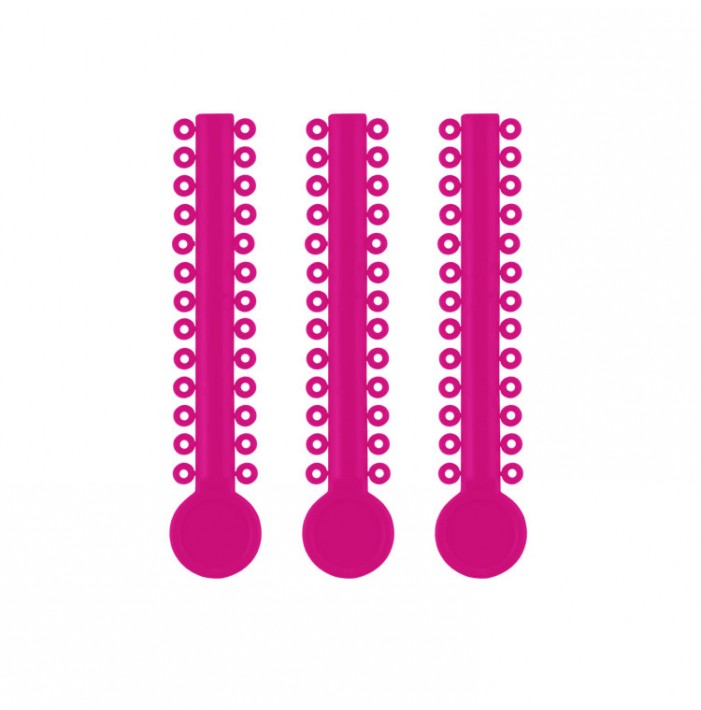 ElastoMax Uno ligatures hot pink (40 sticks, 1040 ligatures)