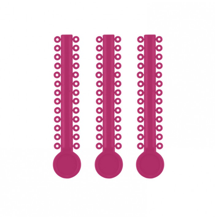 ElastoMax Uno ligatures dark pink (40 sticks, 1040 ligatures)