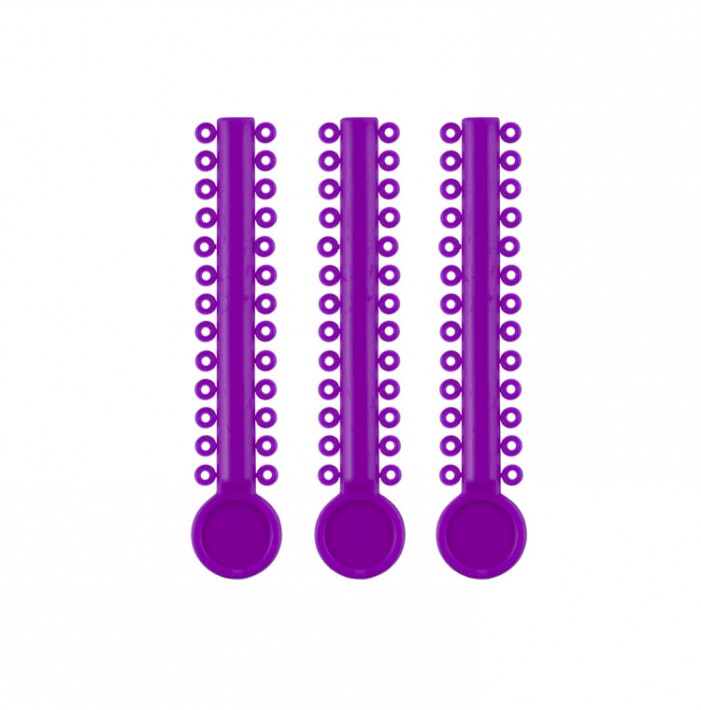 ElastoMax Uno ligatures light purple (40 sticks, 1040 ligatures)