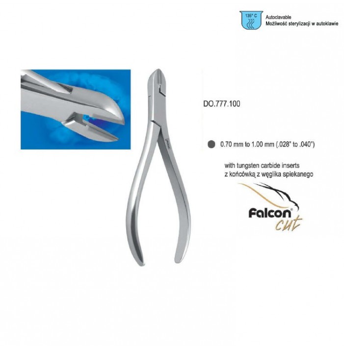 Falcon-Cut Kleszcze do cięcia twardego drutu, węglik spiekany
