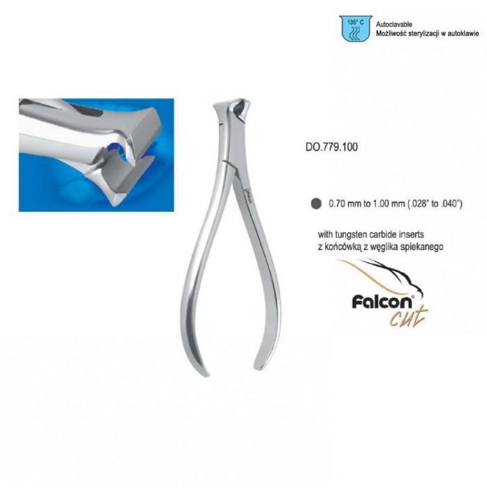 Falcon-Cut Kleszcze do cięcia twardego drutu, węglik spiekany