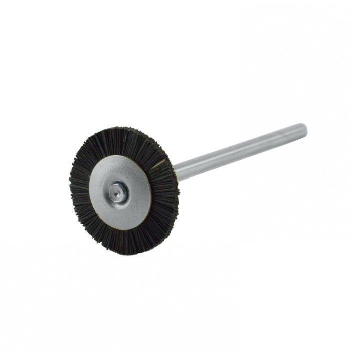 Apline wheel brush Ø 17mm black horse hair hard HP