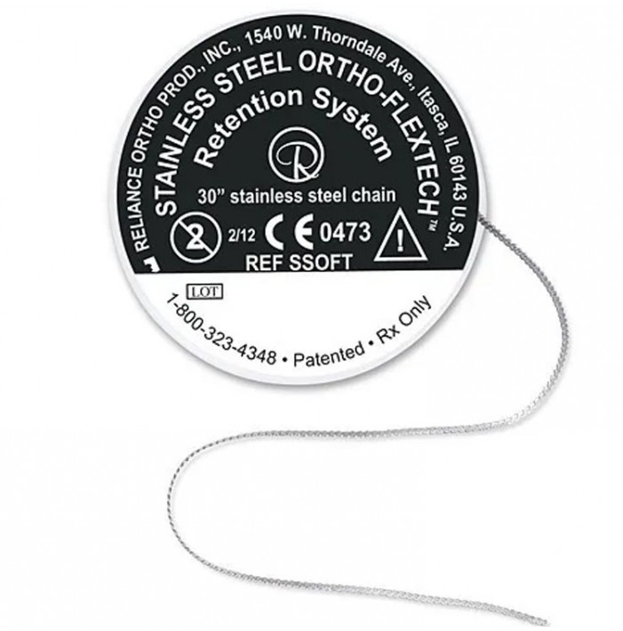 Ortho-flextech drut na retainery językowe płaski w szpuli 75cm