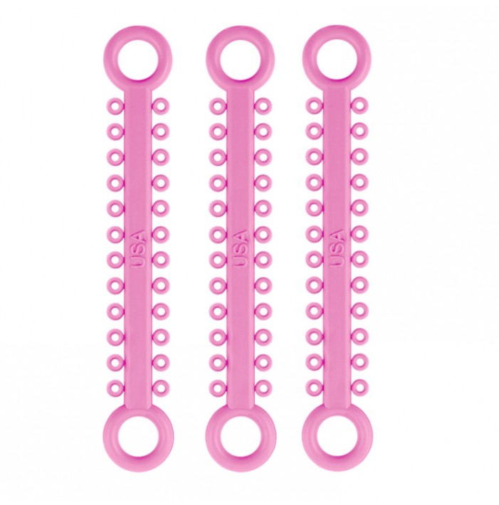 ElastoMax ligatures, latex free, light pink (46 sticks, 1008 ligatures)