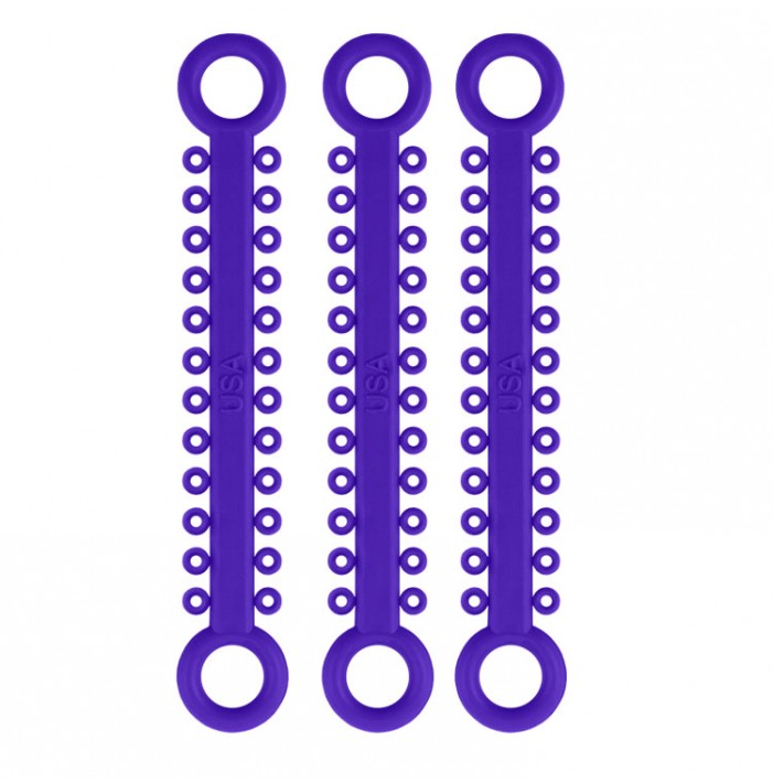 ElastoMax ligatures, latex free, purple (46 sticks, 1008 ligatures)
