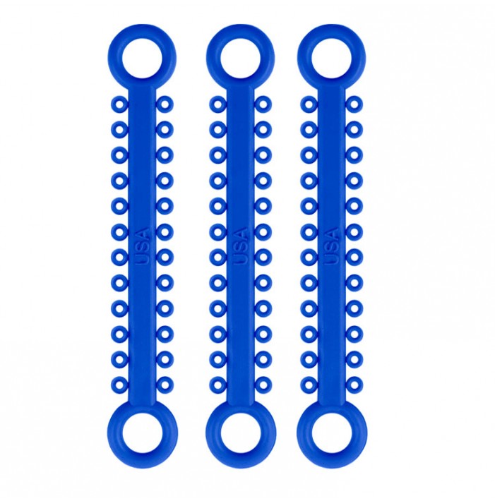 ElastoMax ligatures, latex free, blue (46 sticks, 1008 ligatures)