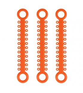 ElastoMax ligatures, latex free, orange (46 sticks, 1008 ligatures)
