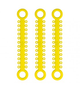 ElastoMax ligatures, latex free, yellow (46 sticks, 1008 ligatures)