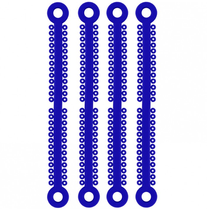 ElastoMax Duo ligatures, Latex free, blue (20 sticks, 1008 ligatures)
