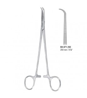 Forceps dissecting and ligature Gemini curved 250mm