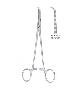 Forceps dissecting and ligature Gemini curved 230mm