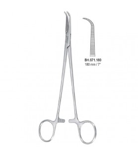 Forceps dissecting and ligature Gemini curved 180mm