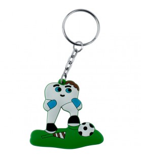 Dental key rings sports assorted pack of 6 pieces