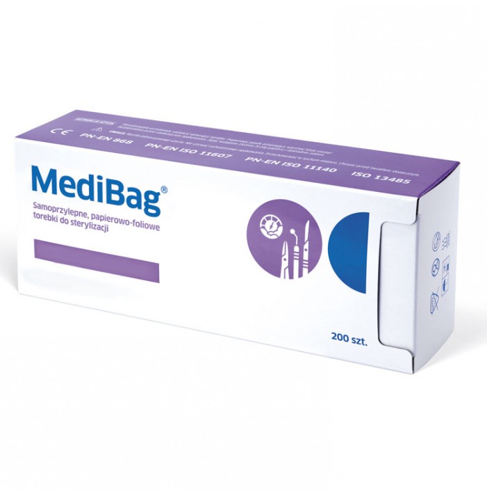 Medibag Sterilization pouches 57 x 70mm (Pack of 200 pieces)