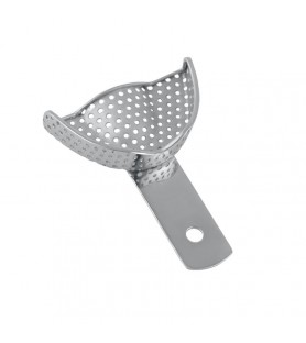 Partial impression tray for crown & bridge work perforated fig. 33