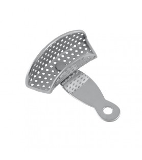 Partial impression tray for crown & bridge work perforated fig. 99