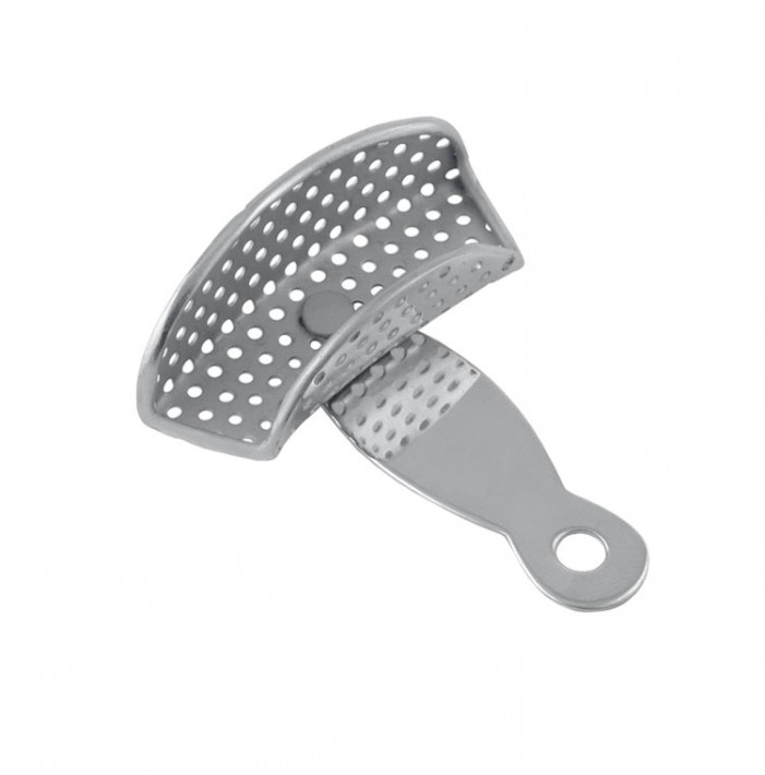Partial impression tray for crown & bridge work perforated fig. 99