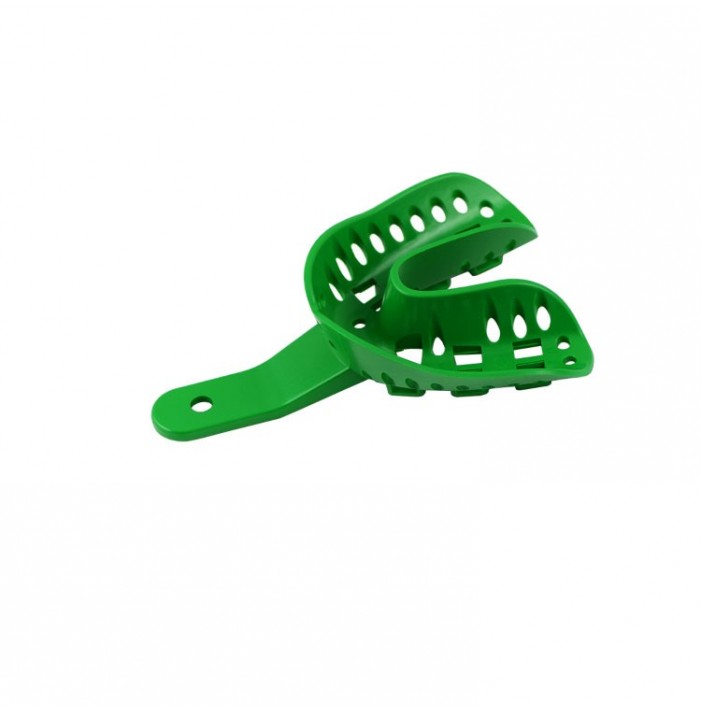 Disposable Orthodontic impression tray lower fig. B2 size L (green) 10 pieces