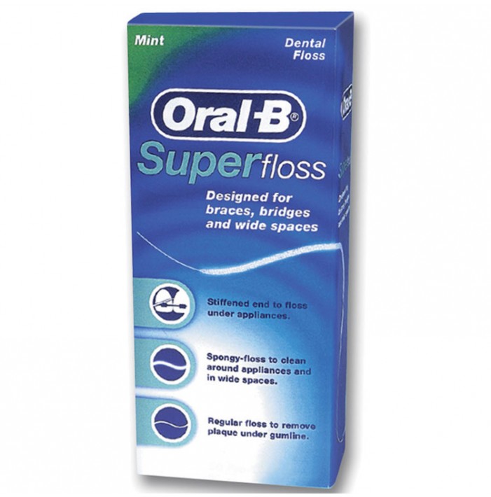 Nić Oral-B super floss (opak.50szt.)