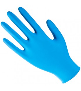 Dentaline Rękawiczki nitrylowe niebieski bezpudrowe roz.M (100 szt.)
