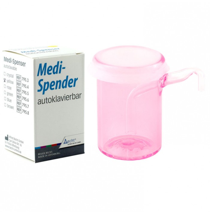 Medi-Spenser z membraną silikonową różowy (autoklawowalny)