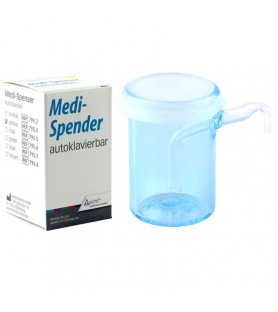 Medi-Spenser z membraną silikonową niebieskie (autoklawowalny)