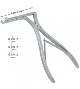 Odgryzacz kostny Citelli podgięty do góry 3mm/trzonek 60mm