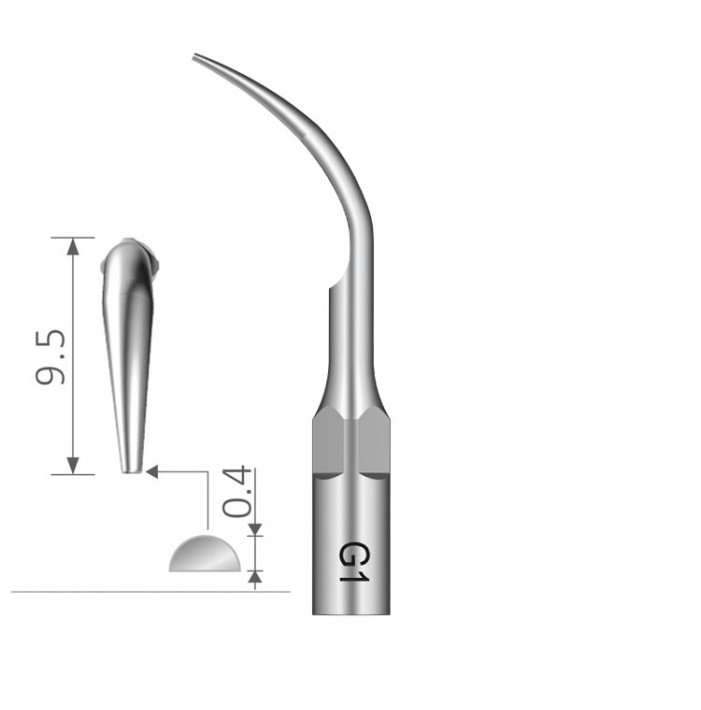 Ultrasonic scaling tip fig. G1 (E-M Type)