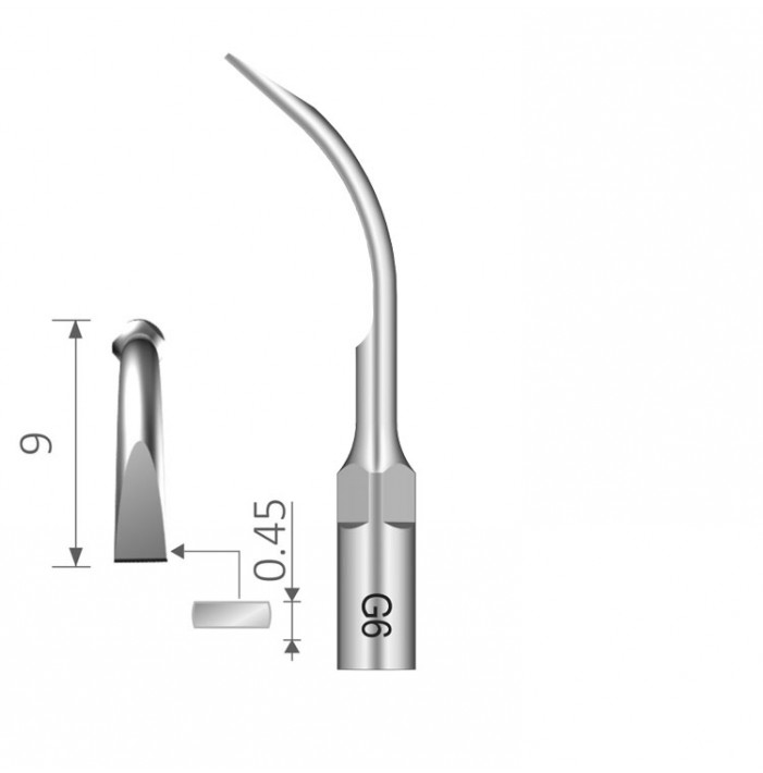 Ultrasonic scaling tip fig. G6 (E-M Type)