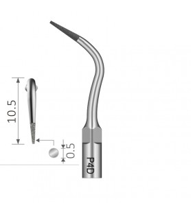 Końcówka do periodontologii z nasypem diamentowym fig.P4D (NSK-Satelec)