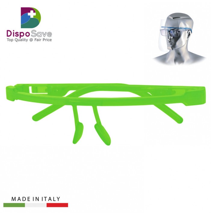 Visor-I Frame only green (autoclavable 134°c)