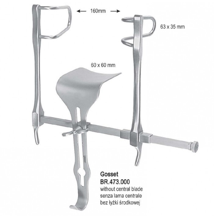 Retractor SR abdominal Gosset set