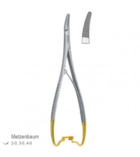 Falcon-Grip Needle holder Metzenbaum curved 170mm TC