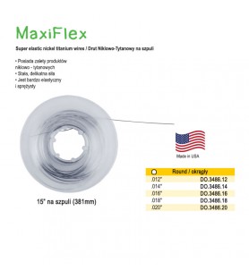 MaxiFlex NiTi round wire,...