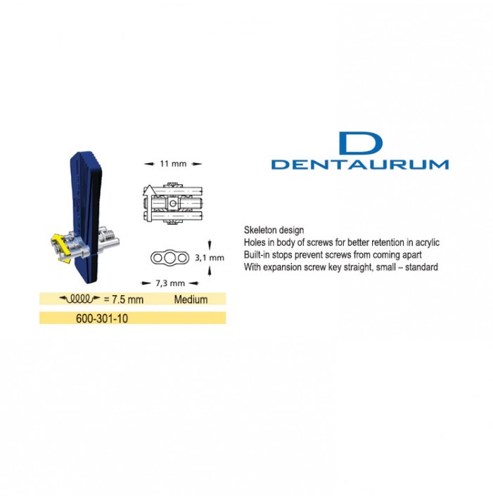 Dentaurum Expansion Screws Medium 7,5mm