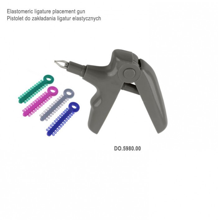 Elastomeric ligature placement gun