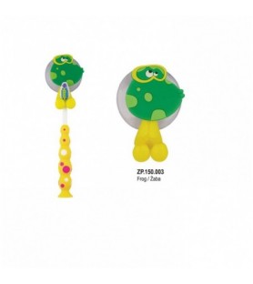 Tooth brush holders single frog
