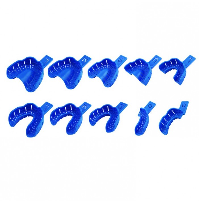Disposable Impression Trays for implants assorted (Pack of 10 pieces)