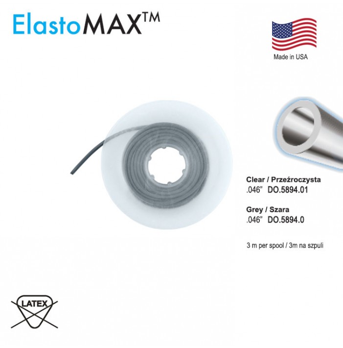 ElastoMax lip bumper sleeve clear .046" (3 m spool)