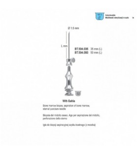 Needle sternal puncture Witt-Sahla ø 1.5mm, 35mm