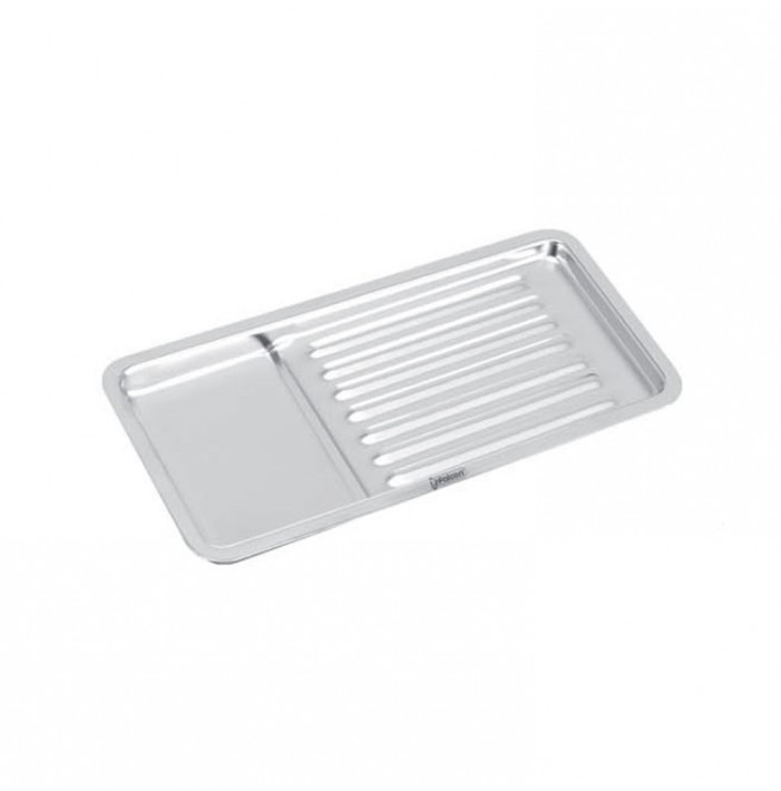 Tray stainless steel 185 x 80 x 15mm fig. 1