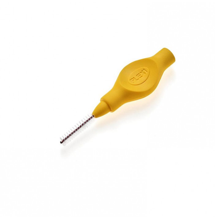 Tandex Flexi interdental brush with flexible ellipse handle fine 3.5 mm lemon