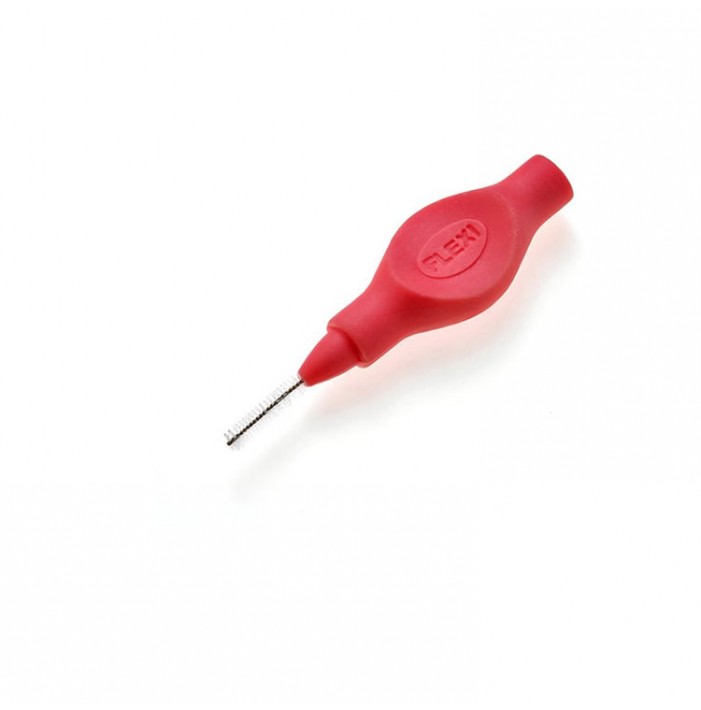 Tandex Flexi interdental brush with flexible ellipse handle ultra fine 2.5 mm tangerine