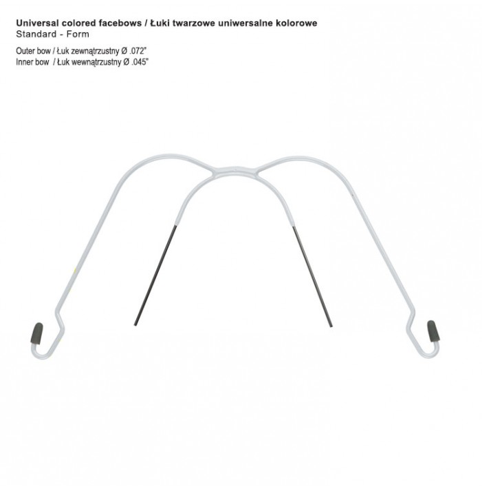 Facebow universal Standard-Form white