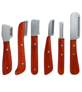 Pet Stripping knives set of 6