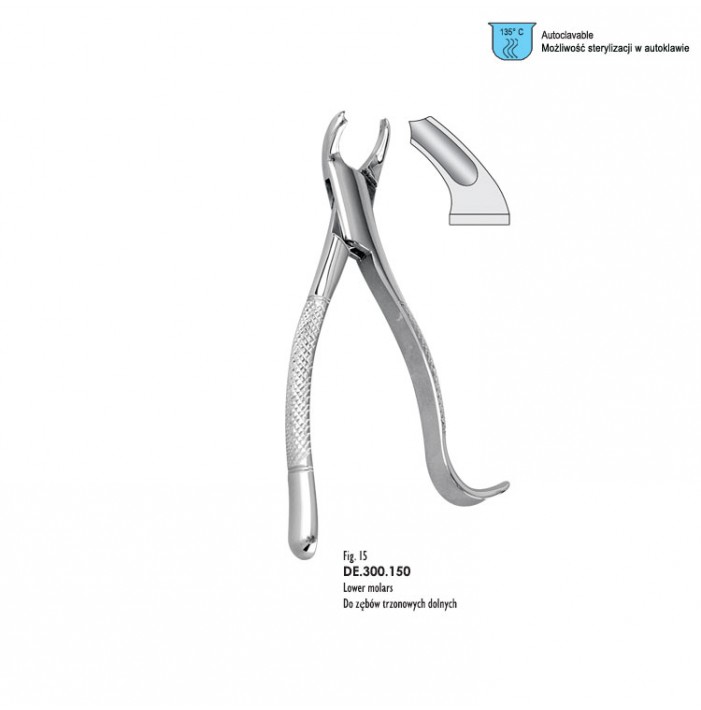 Extracting forceps for dogs American pattern fig. 15